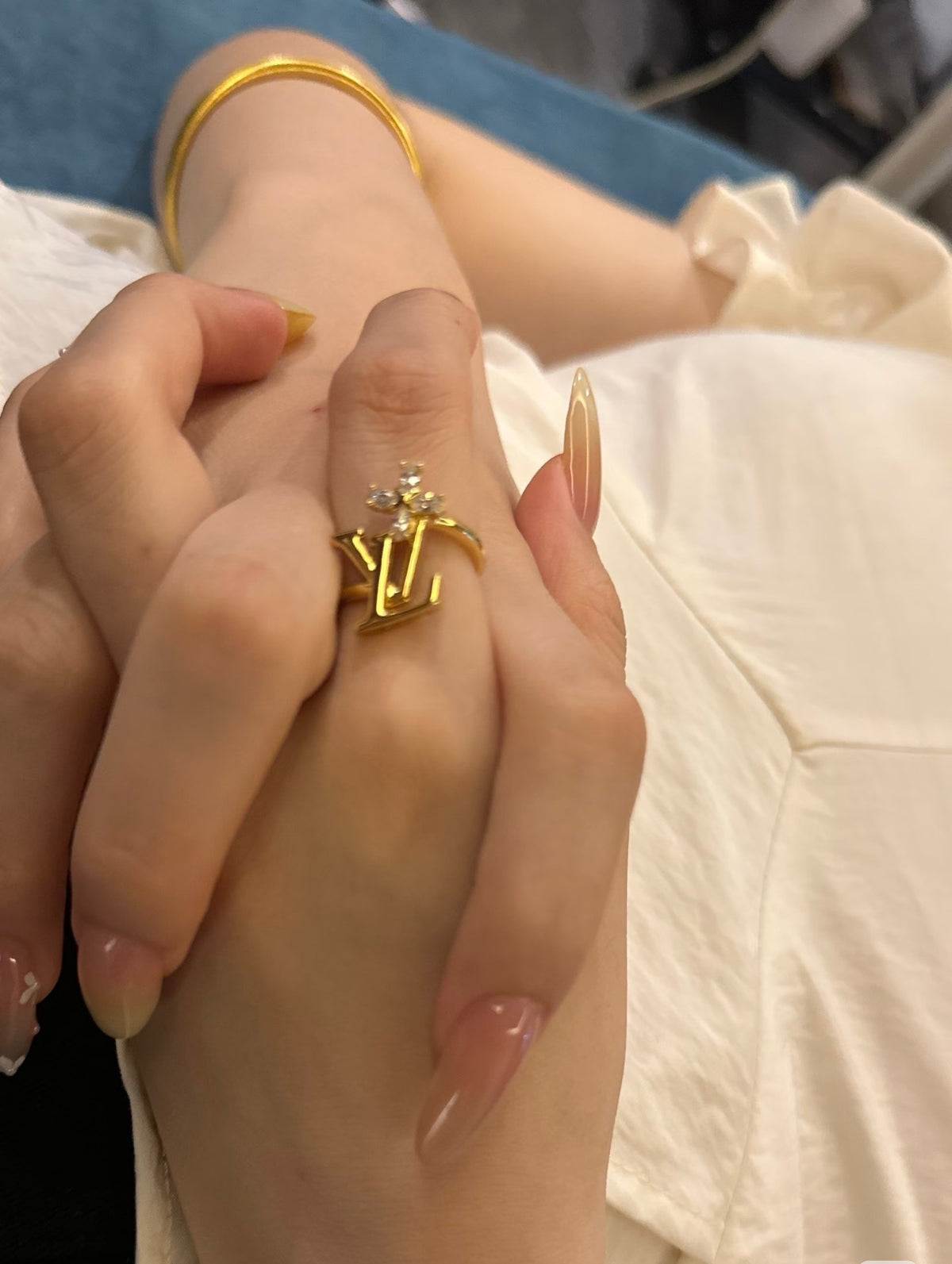 Louis Vuitton LV Letter Open Ring - album image 2