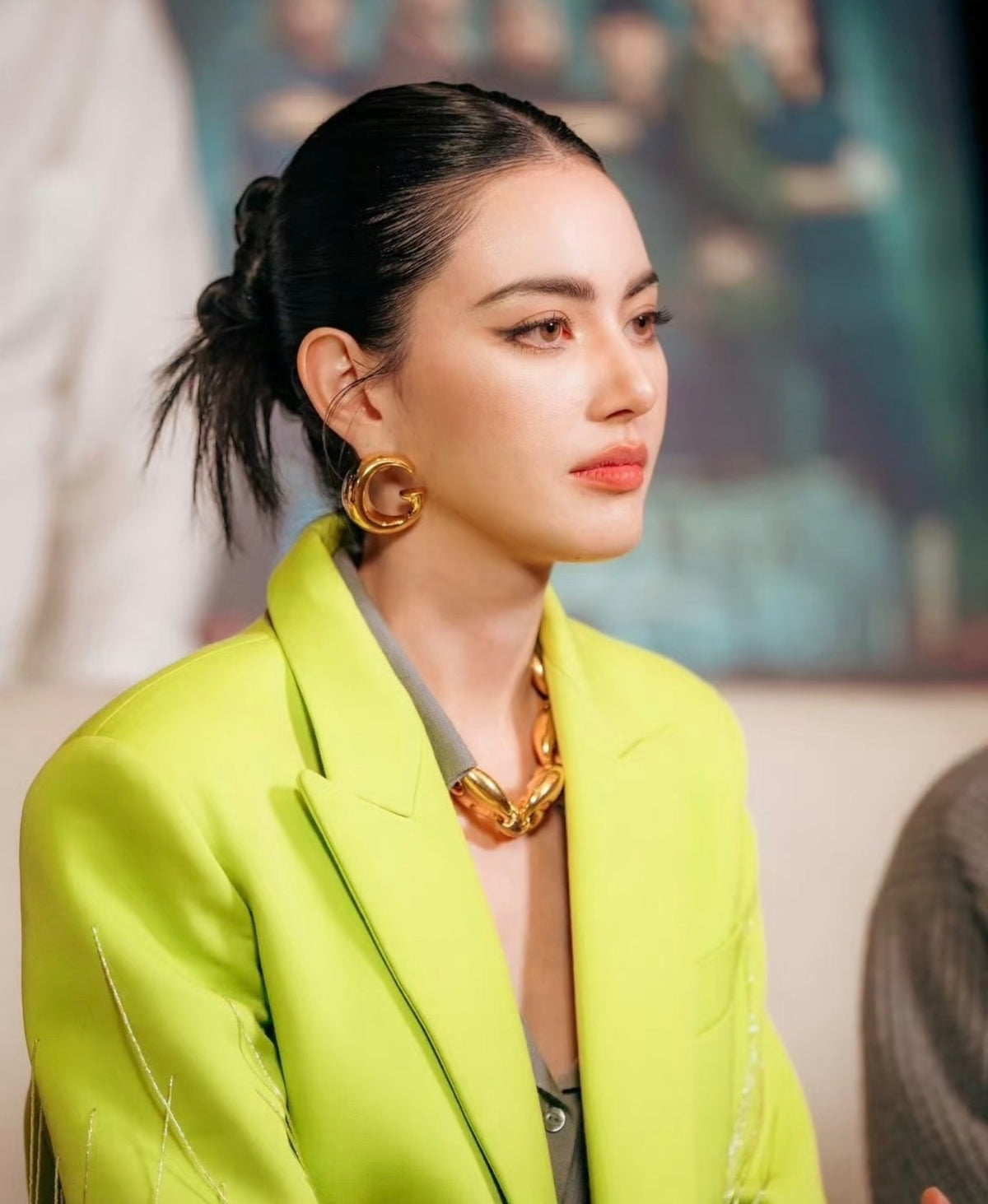 Gucci Interlocking G Gold-Tone Stud Earrings - album image 4