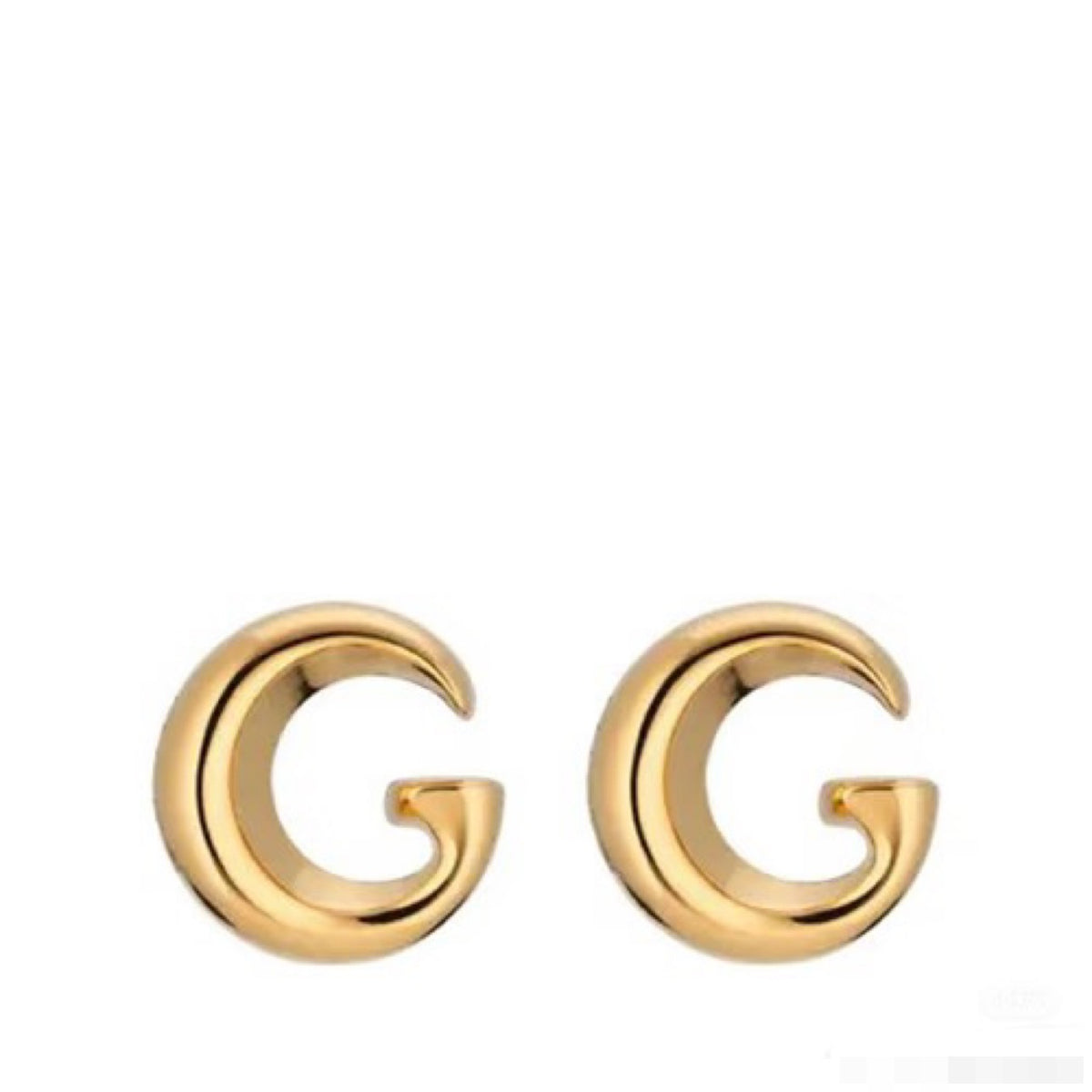 Gucci Interlocking G Gold-Tone Stud Earrings - album image 1