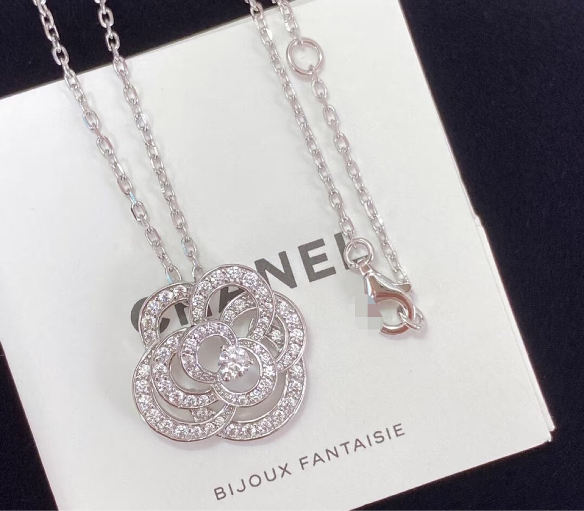 Chanel Camellia Openwork Necklace - album image 6