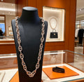 Hermès Silver-Tone Long Large Anchor-Link Necklace - album image 1