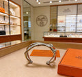 Hermès Silver-Tone Open Anchor Cuff Bangle - album image 1