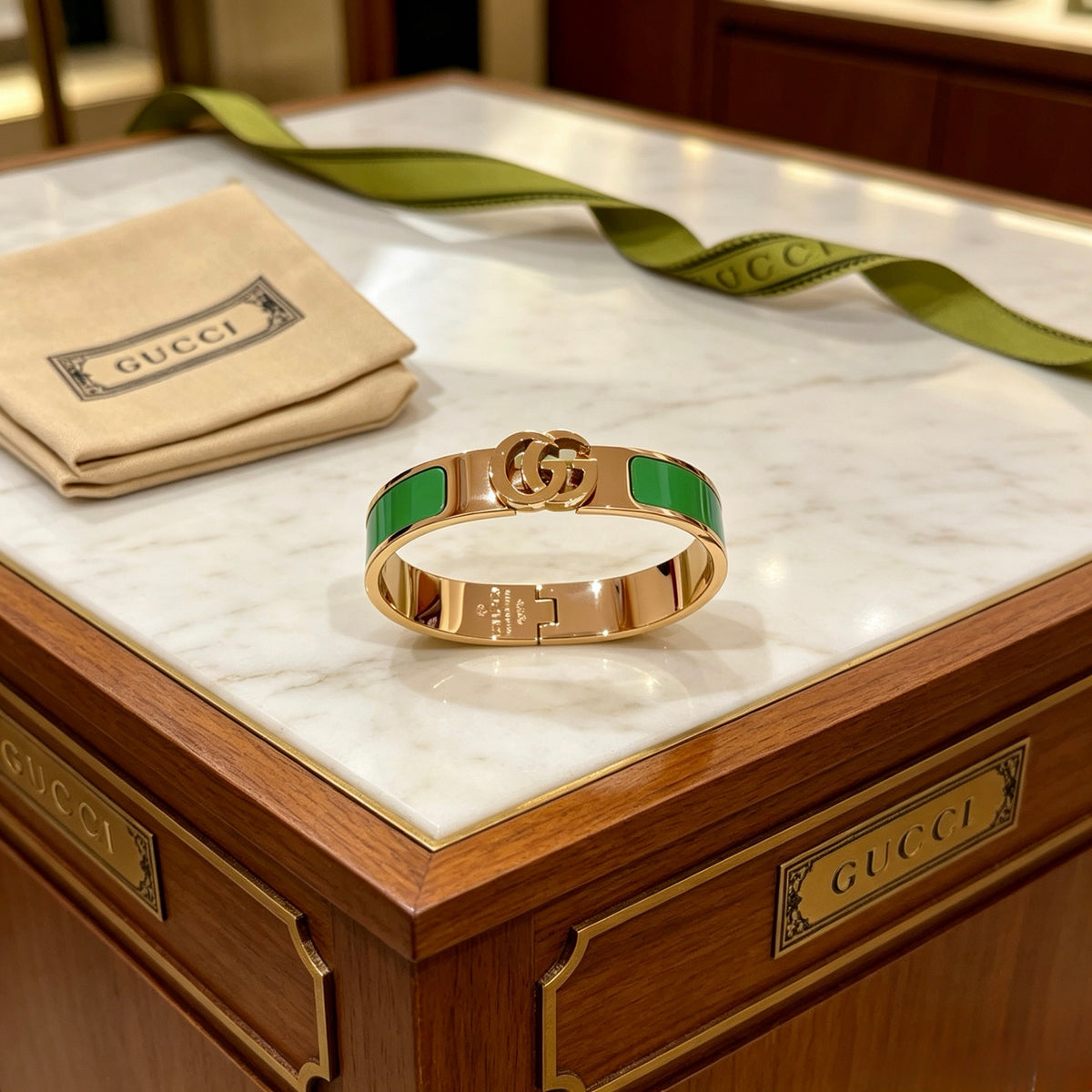 Gucci Anger Forest Interlocking G Bangle - album image 2