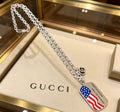 Gucci Anger Forest Interlocking G Antiqued Chain Necklace - album image 1