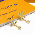 Louis Vuitton LV Letter Tassel Polished Earrings - album image 1