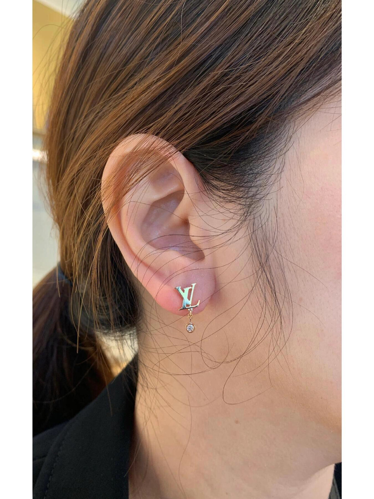 Louis Vuitton LV Letter Tassel Polished Earrings - album image 9