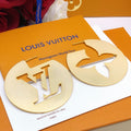 Louis Vuitton Monogram Circular Openwork Polished Earrings - album image 1