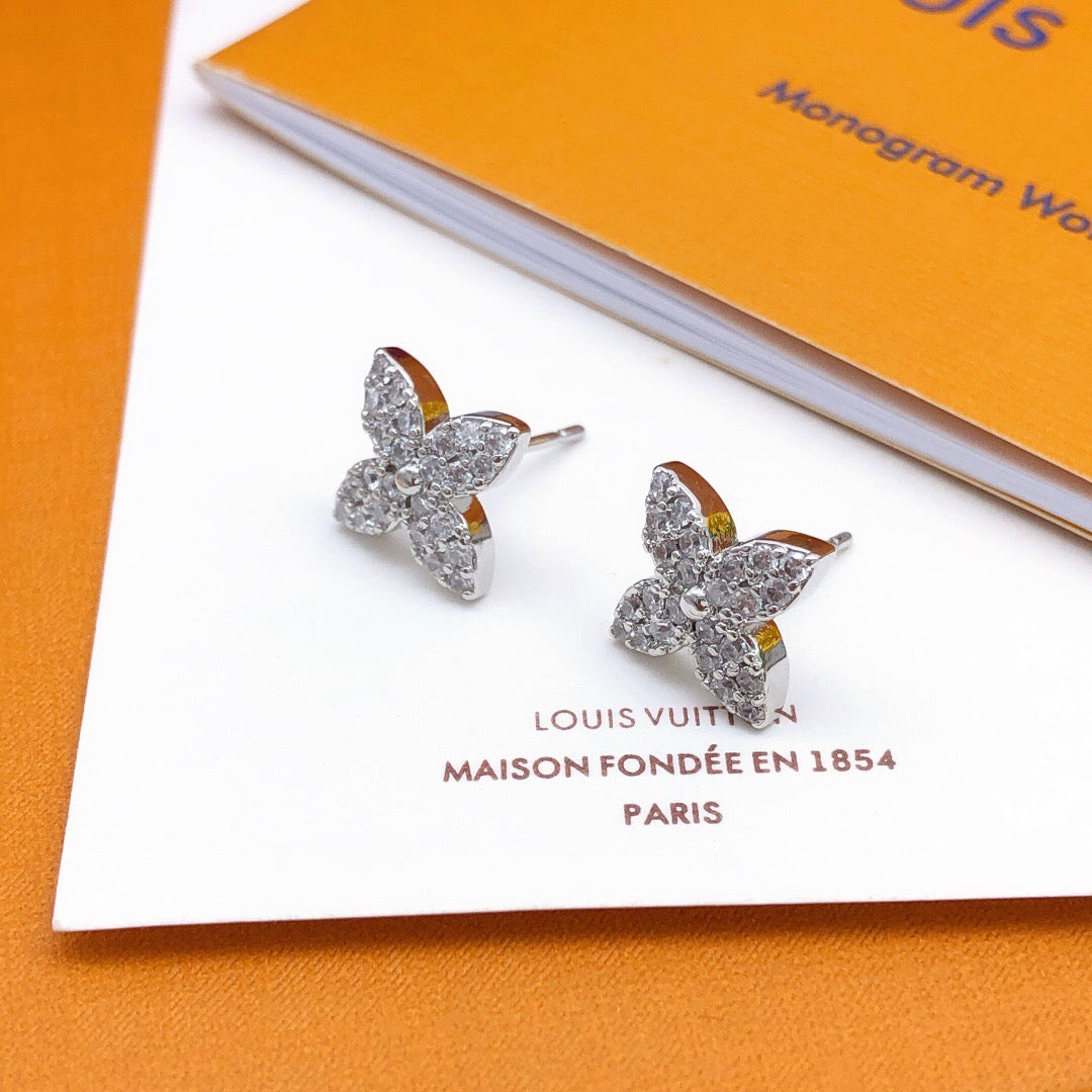 Louis Vuitton Silver-Tone Mini Earrings - album image 3