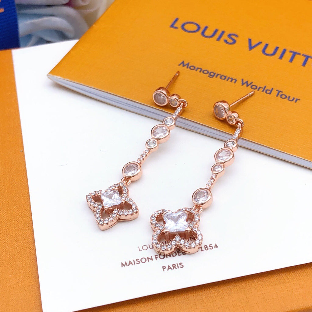Louis Vuitton Rose Gold-Tone Gold-Tone Tassel Earrings - album image 1