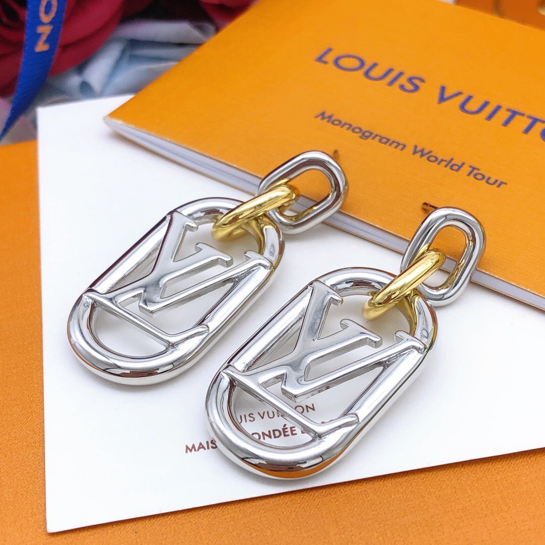 Louis Vuitton Two-Tone Tassel Polished Earrings - album image 6