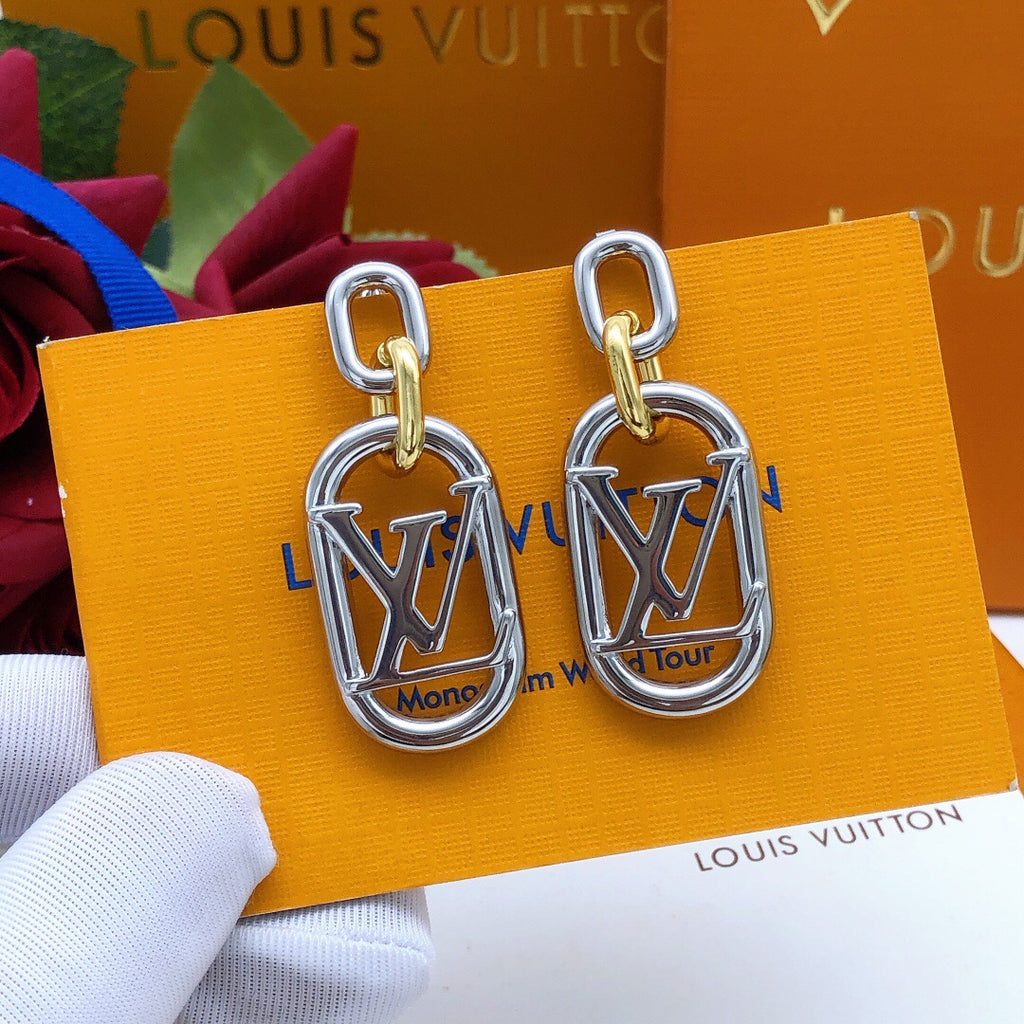 Louis Vuitton Two-Tone Tassel Polished Earrings - album image 3