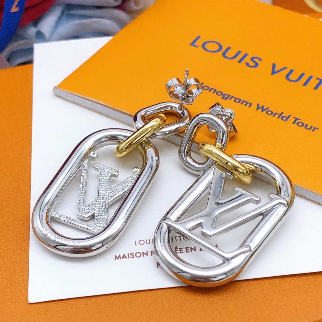 Louis Vuitton Two-Tone Tassel Polished Earrings - album image 7