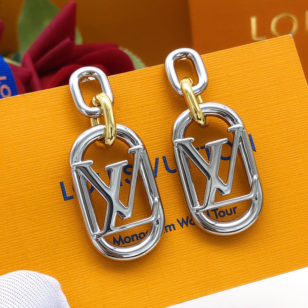 Louis Vuitton Two-Tone Tassel Polished Earrings - album image 1