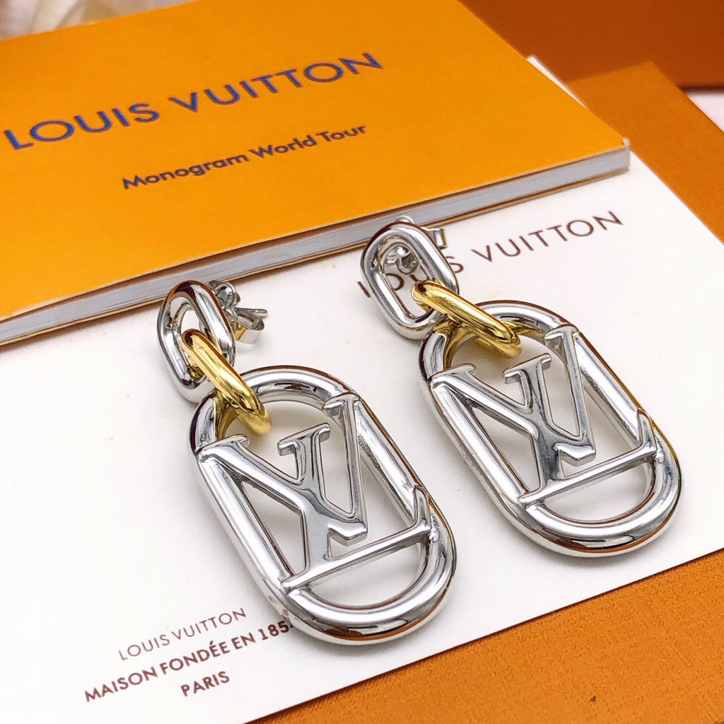 Louis Vuitton Two-Tone Tassel Polished Earrings - album image 2