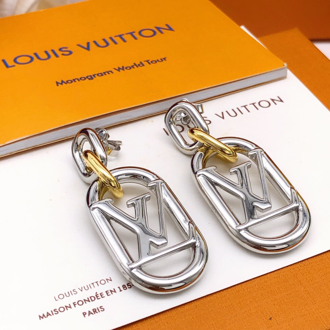 Louis Vuitton Two-Tone Tassel Polished Earrings - album image 2