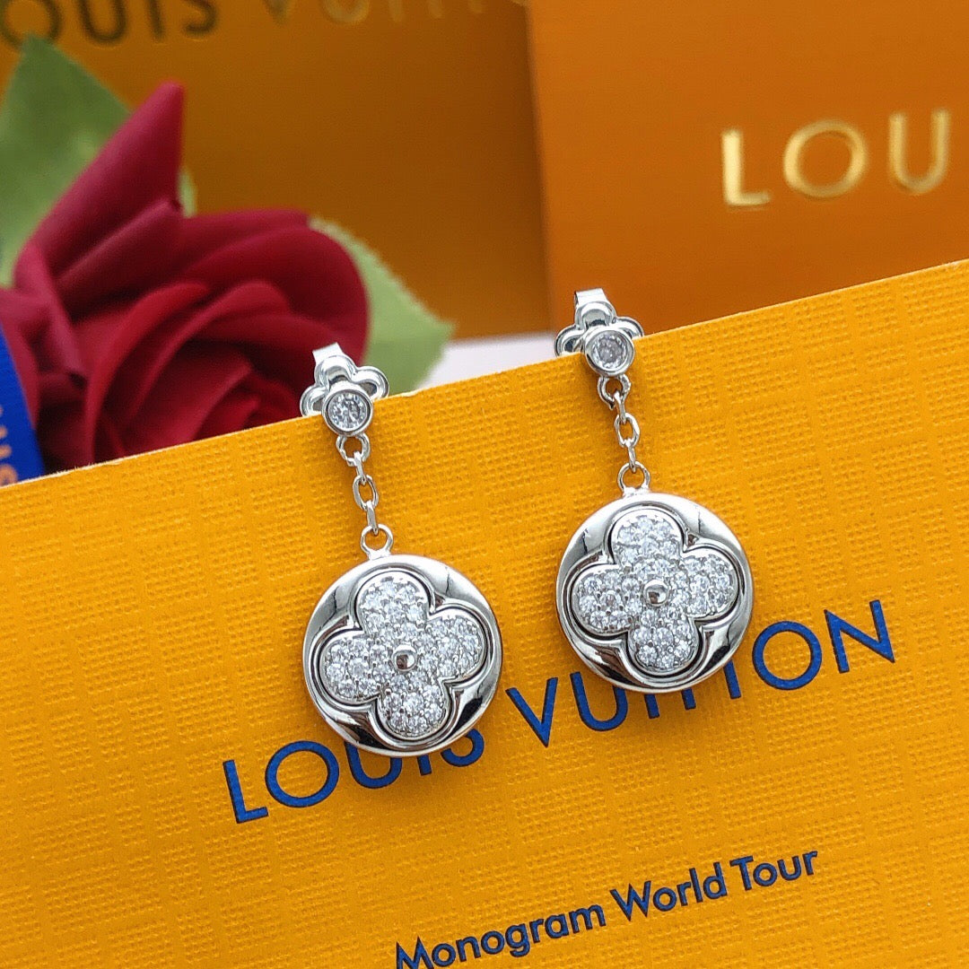 Louis Vuitton Silver-Tone Tassel Earrings - album image 5