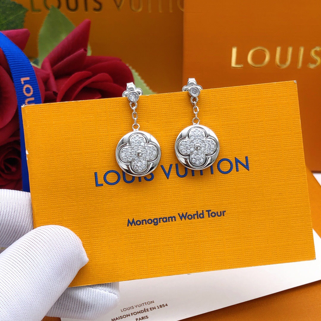Louis Vuitton Silver-Tone Tassel Earrings - album image 6