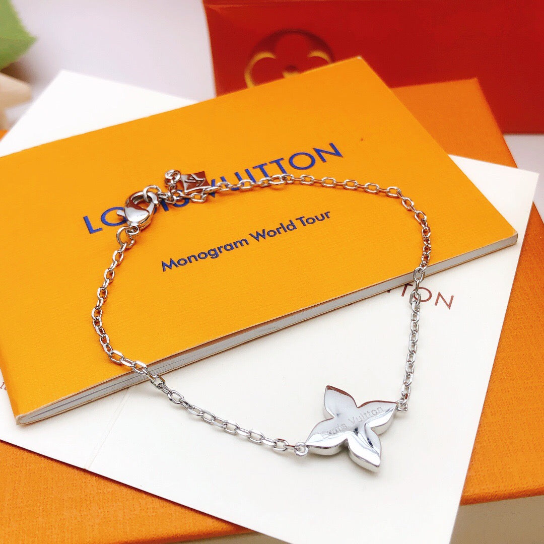 Louis Vuitton Silver-Tone Monogram Bracelet - album image 2