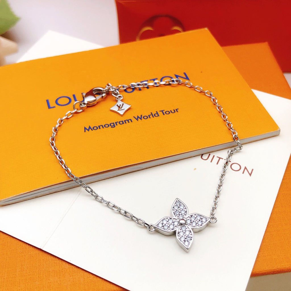 Louis Vuitton Silver-Tone Monogram Bracelet - album image 1