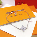 Louis Vuitton Silver-Tone Monogram Bracelet - album image 1