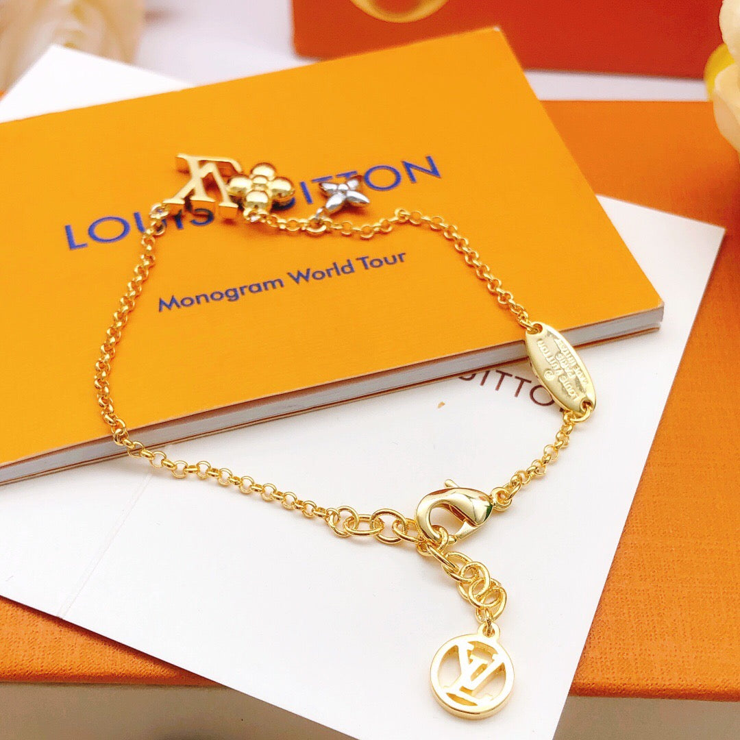 Louis Vuitton Silver-Tone Flower Bracelet - album image 2