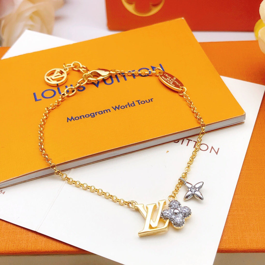 Louis Vuitton Silver-Tone Flower Bracelet - album image 1