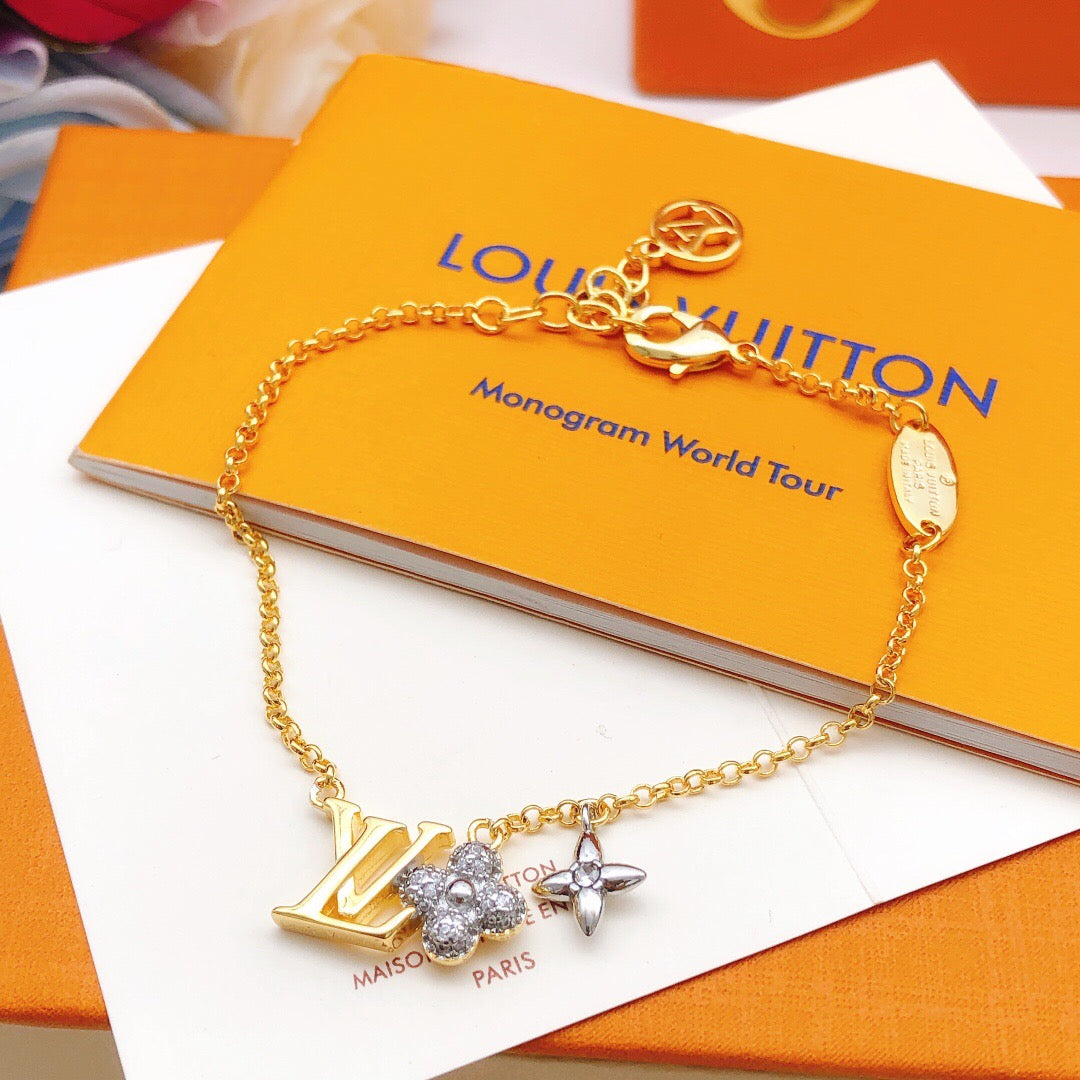 Louis Vuitton Silver-Tone Flower Bracelet - album image 3