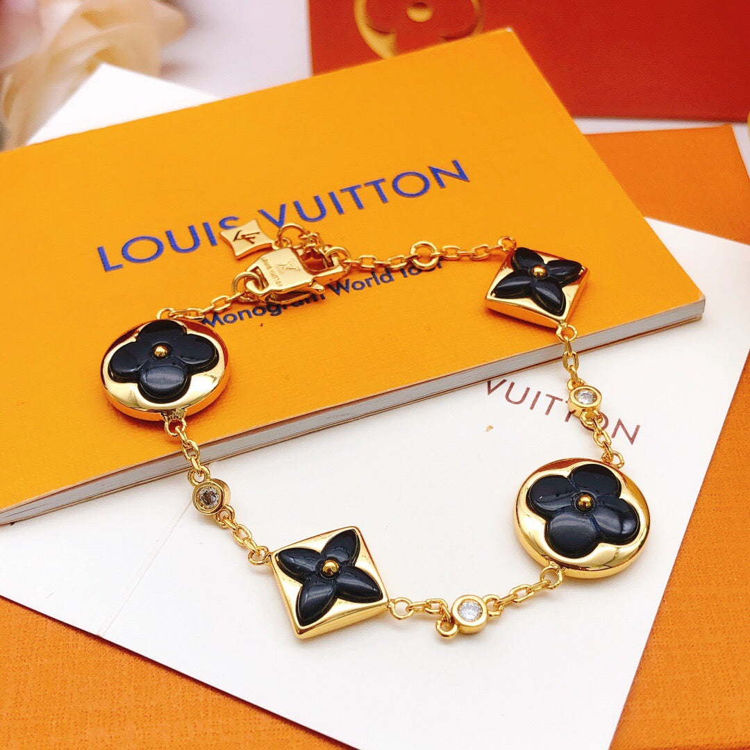 Louis Vuitton Black Flower Bracelet - album image 2