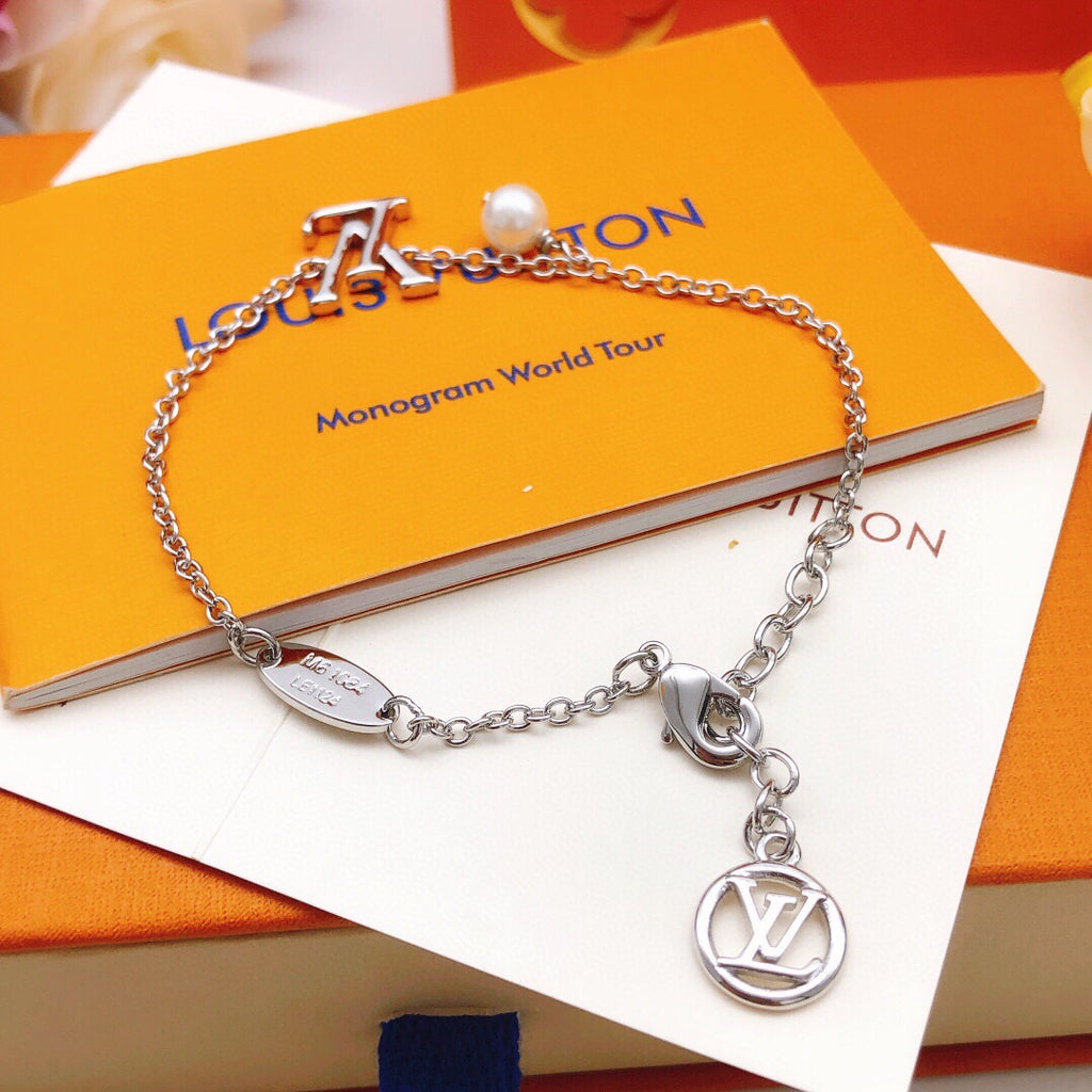 Louis Vuitton Silver-Tone Pearl Bracelet - album image 3