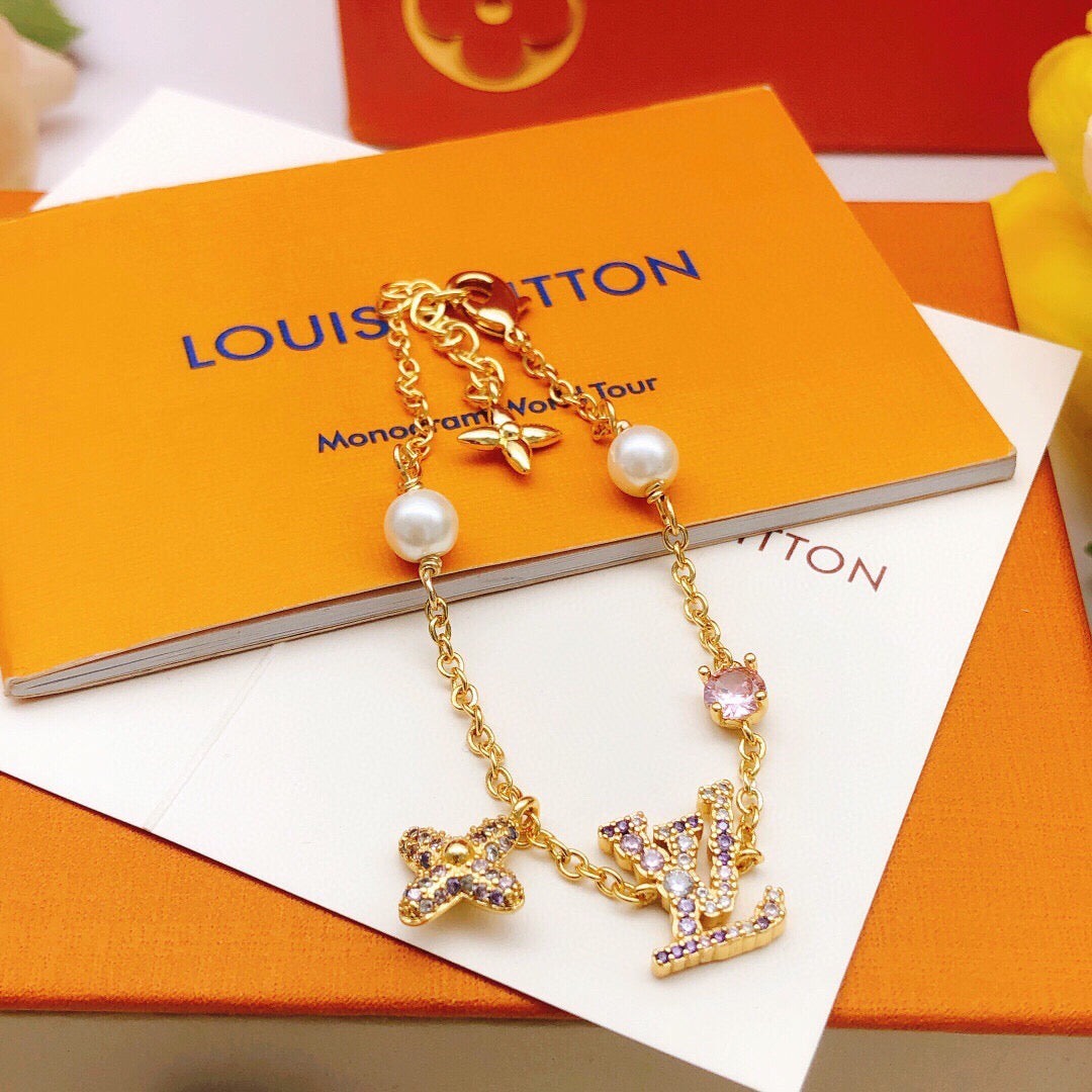 Louis Vuitton Multicolor Crystal Accent Bracelet - album image 4
