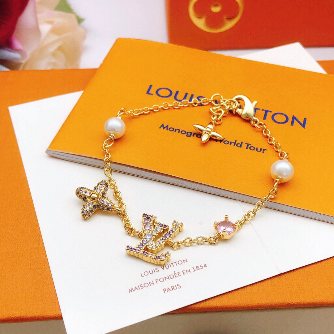 Louis Vuitton Multicolor Crystal Accent Bracelet - album image 3