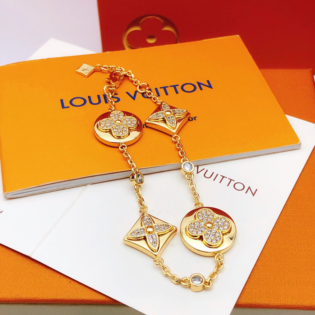 Louis Vuitton Flower Crystal Accent Bracelet - album image 2