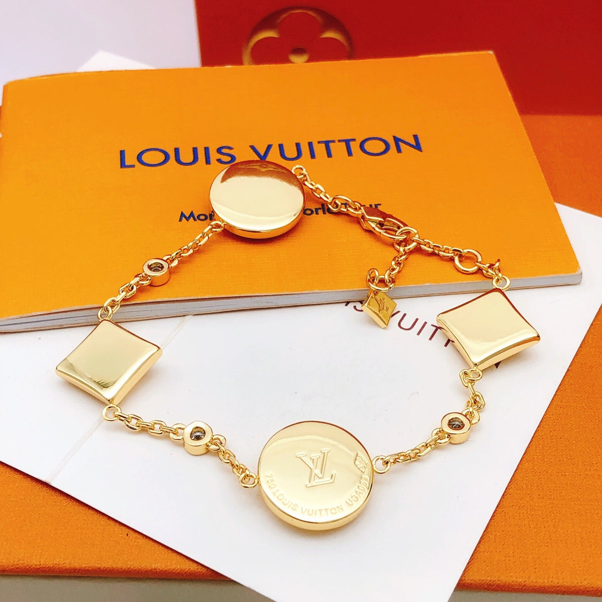 Louis Vuitton Flower Crystal Accent Bracelet - album image 3