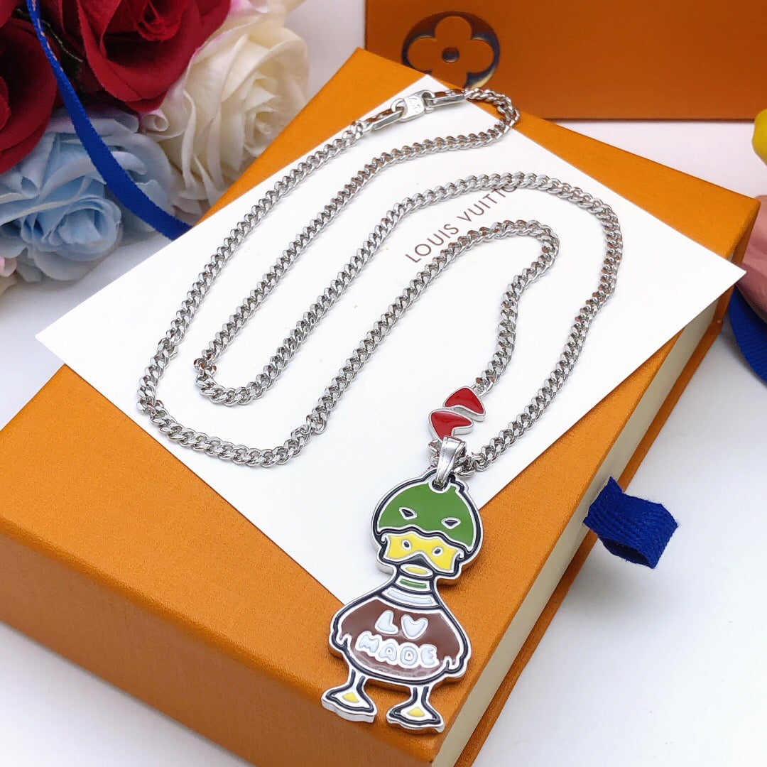 Louis Vuitton Duck Character Pendant Necklace - album image 4