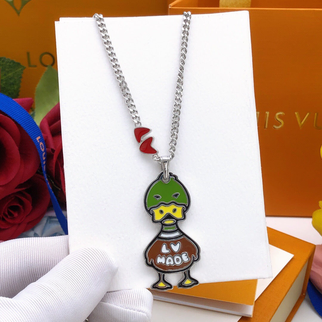 Louis Vuitton Duck Character Pendant Necklace - album image 5