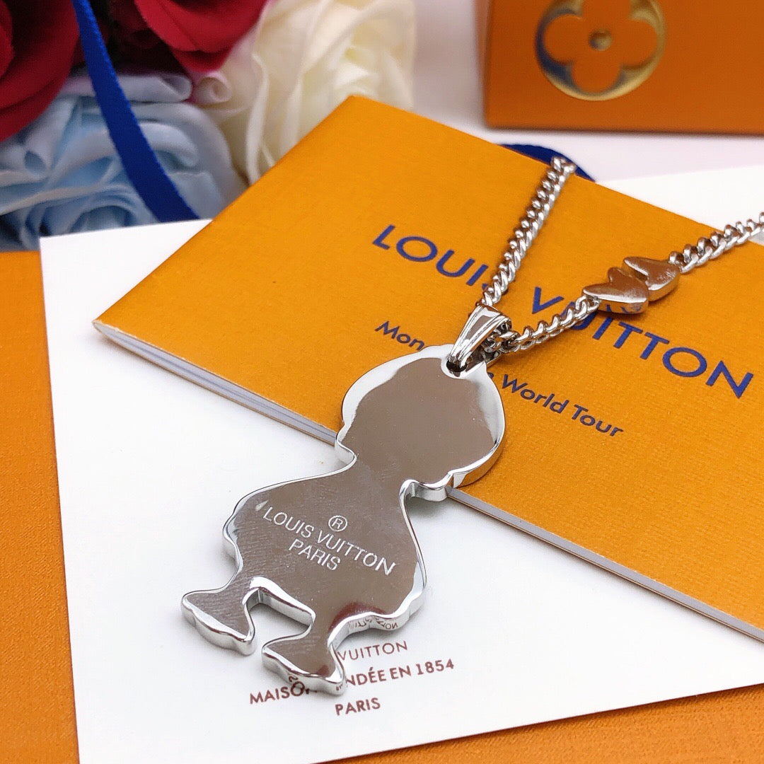 Louis Vuitton Duck Character Pendant Necklace - album image 2
