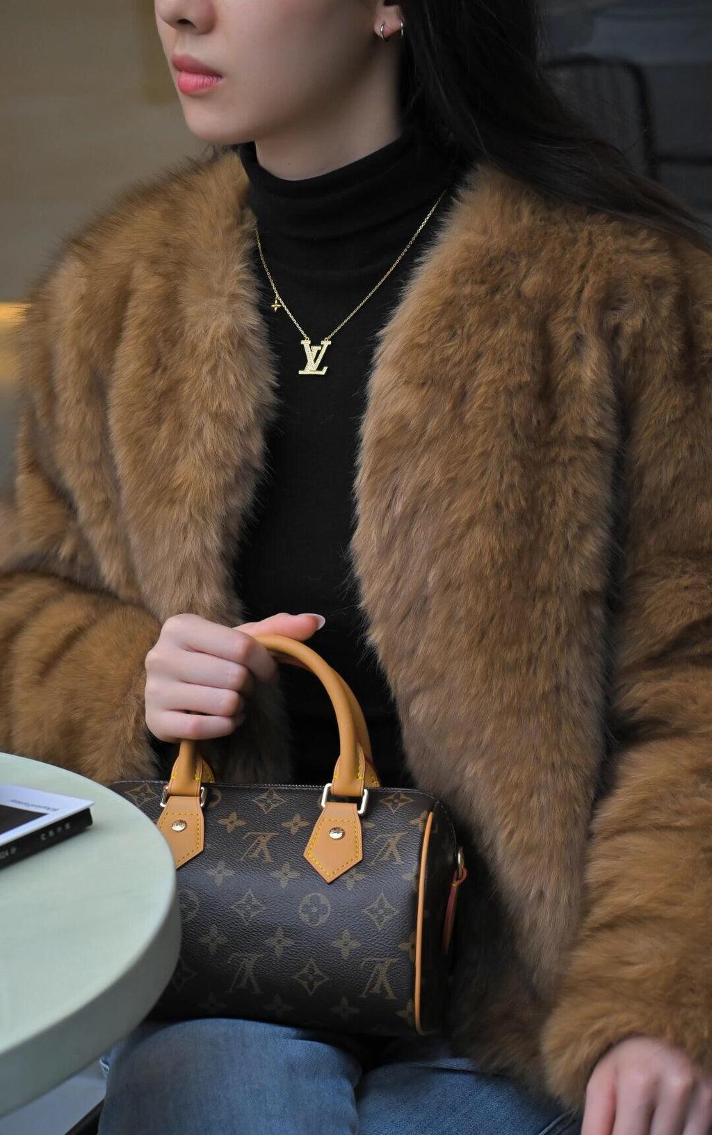 Louis Vuitton Gold-Tone Crystal Accent Necklace - album image 11
