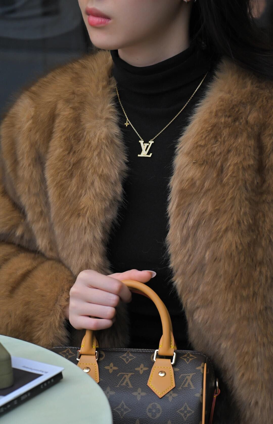 Louis Vuitton Gold-Tone Crystal Accent Necklace - album image 12