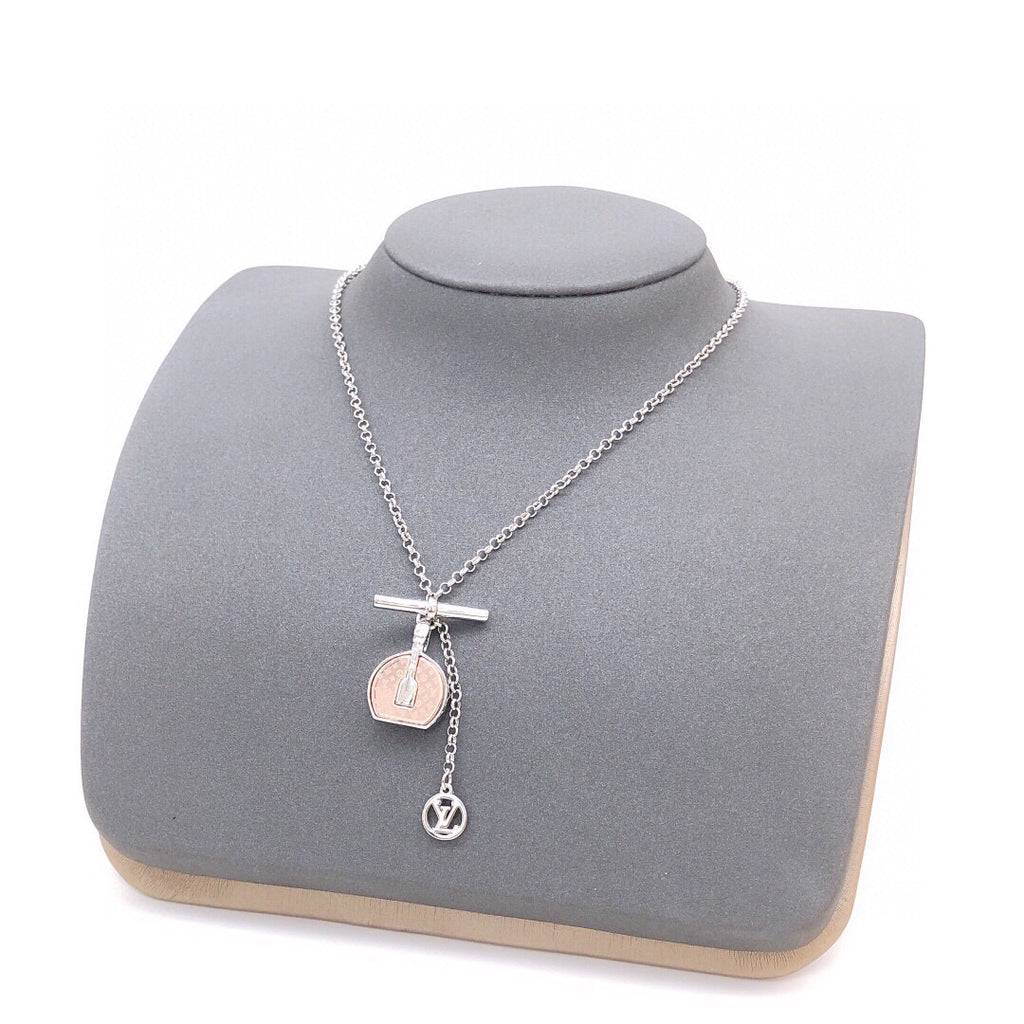 Louis Vuitton Silver-Tone Mini Bag Necklace - album image 7