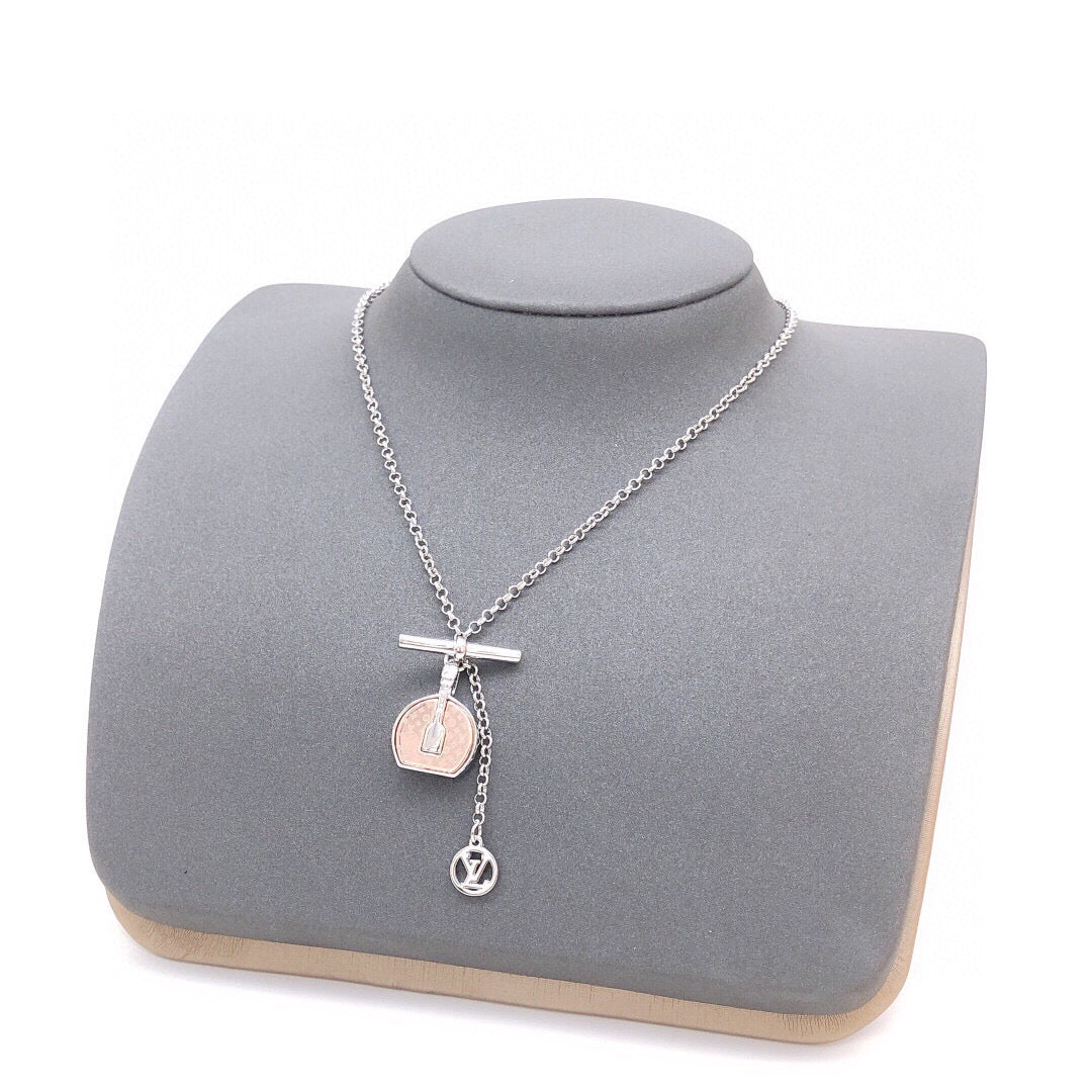 Louis Vuitton Silver-Tone Mini Bag Necklace - album image 7