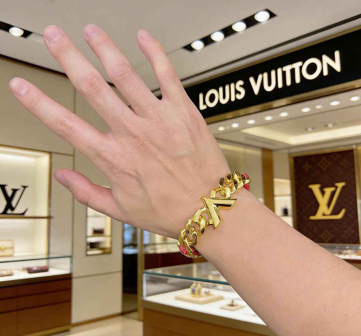 Louis Vuitton Leather Bracelet - album image 9
