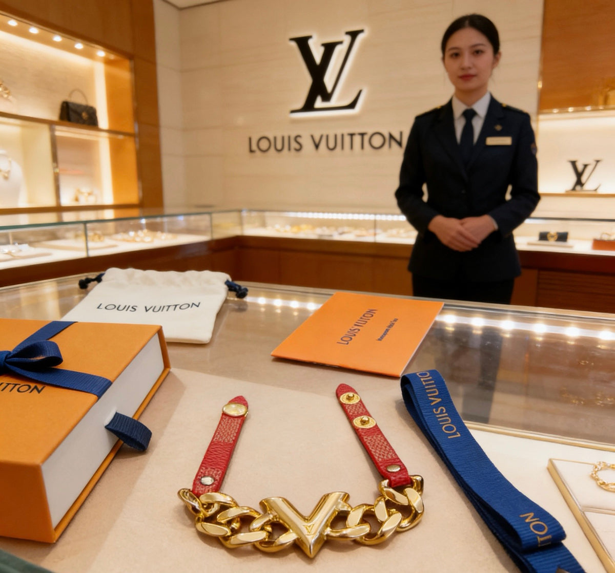 Louis Vuitton Leather Bracelet - album image 3