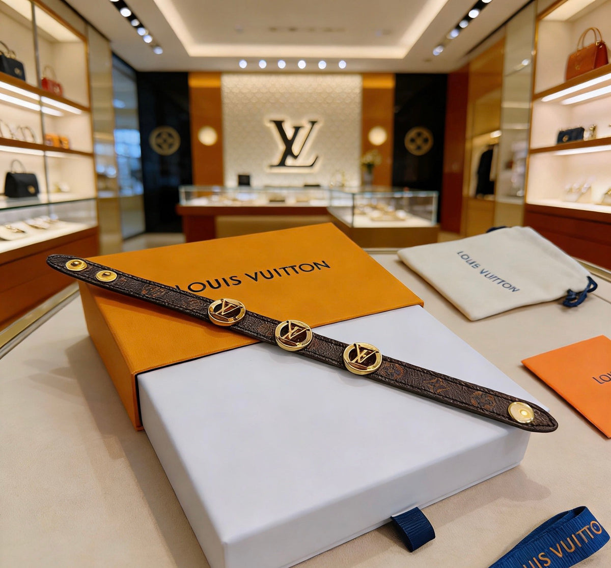 Louis Vuitton Leather Bracelet - album image 5