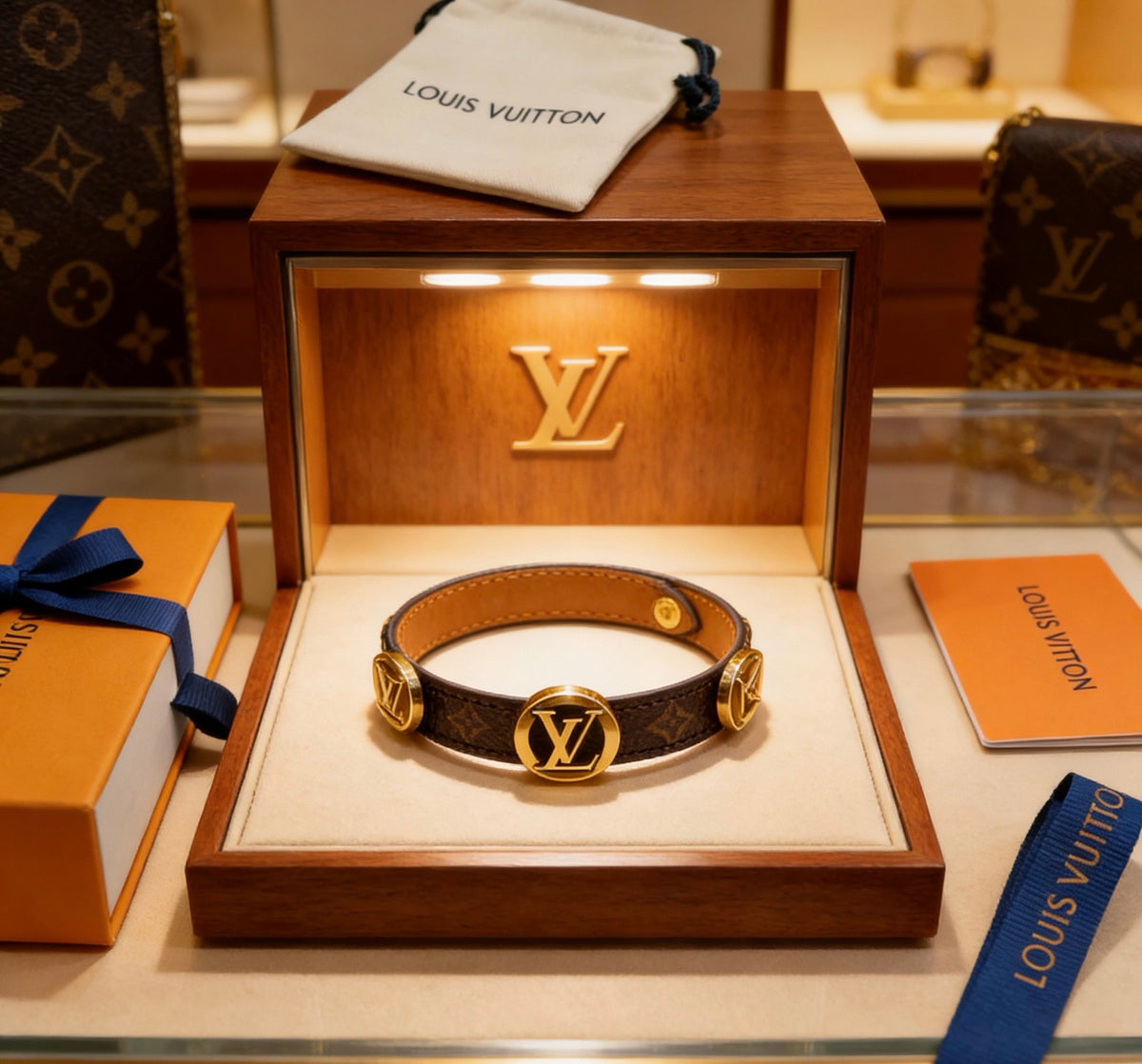 Louis Vuitton Leather Bracelet - album image 4