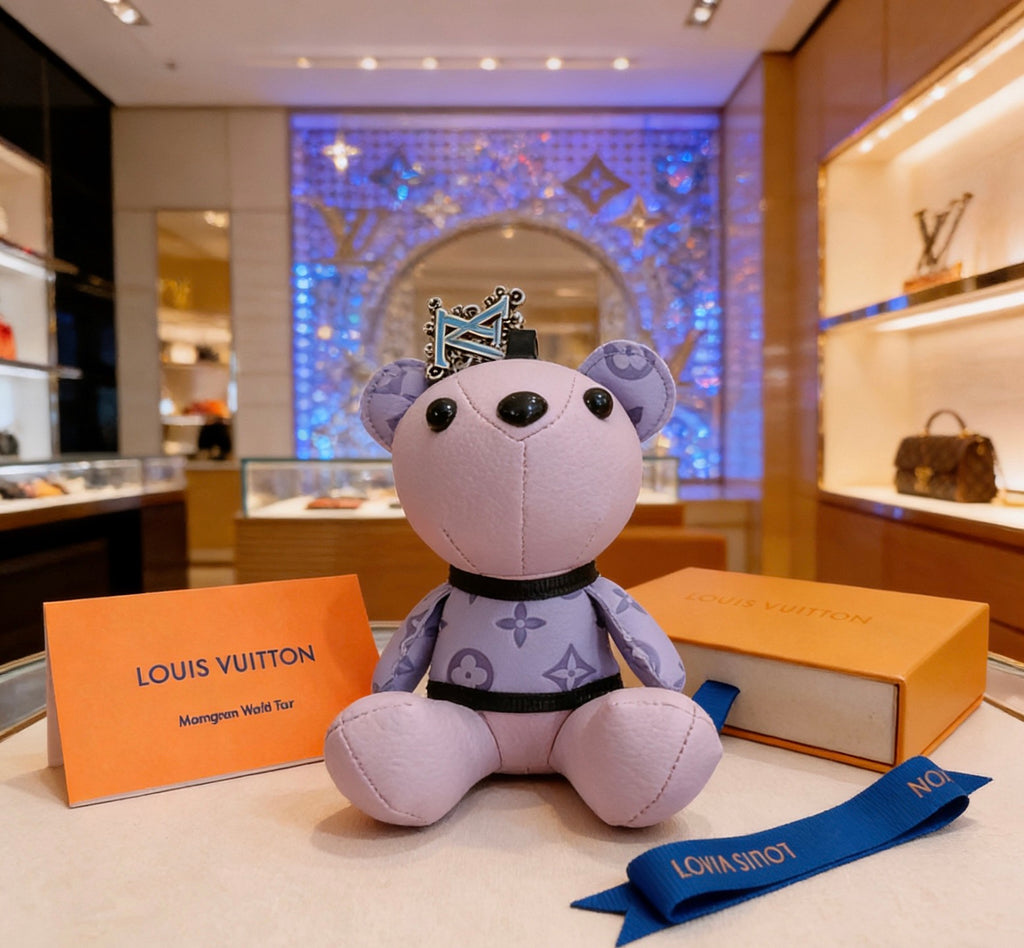 Louis Vuitton Lilac Monogram Bear Keychain - album image 2