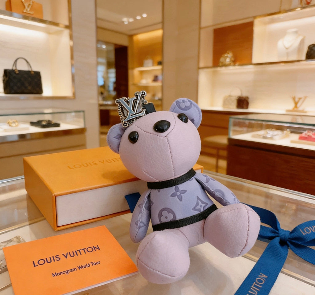 Louis Vuitton Lilac Monogram Bear Keychain - album image 6