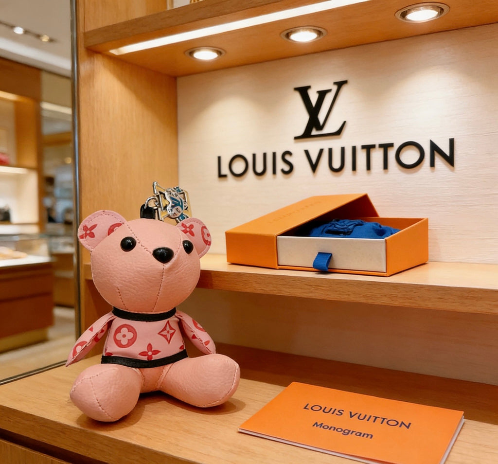 Louis Vuitton Pink Monogram Bear Keychain - album image 5