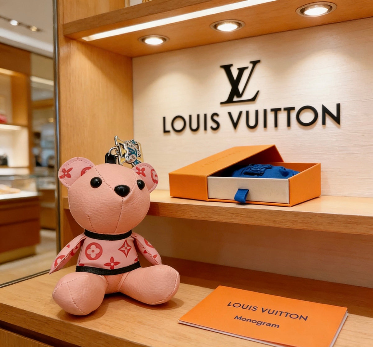 Louis Vuitton Pink Monogram Bear Keychain - album image 5