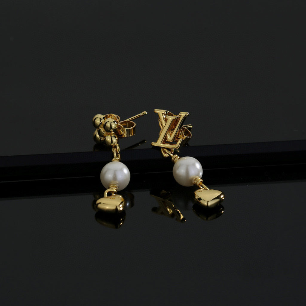 Louis Vuitton LV Letter Stud Earrings - album image 2