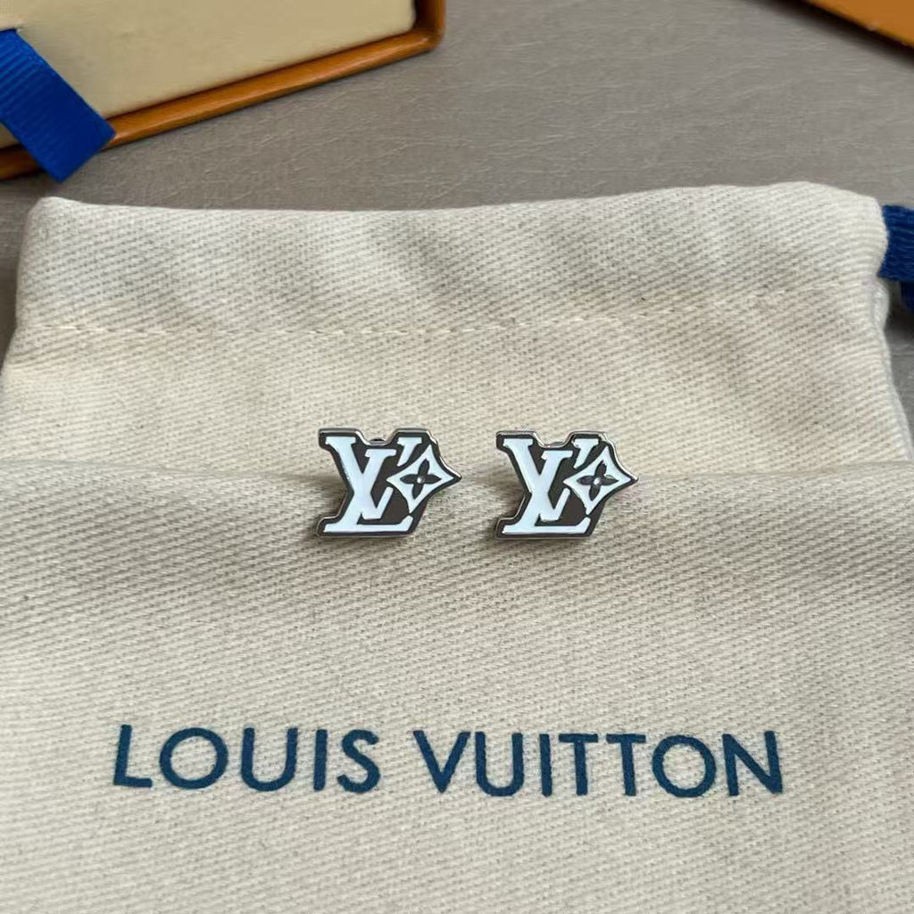 Louis Vuitton LV Letter Stud Earrings - album image 2